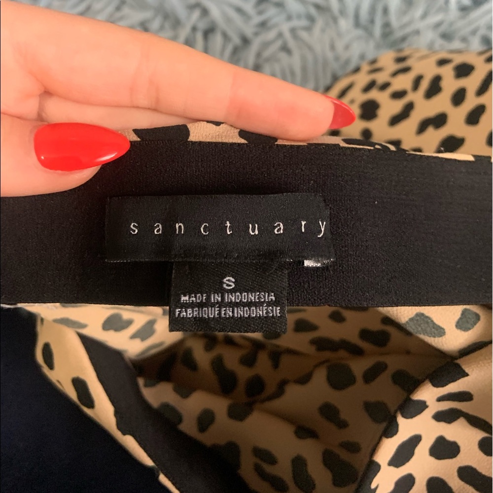 Midi cheetah pattern skirt by sanctuary